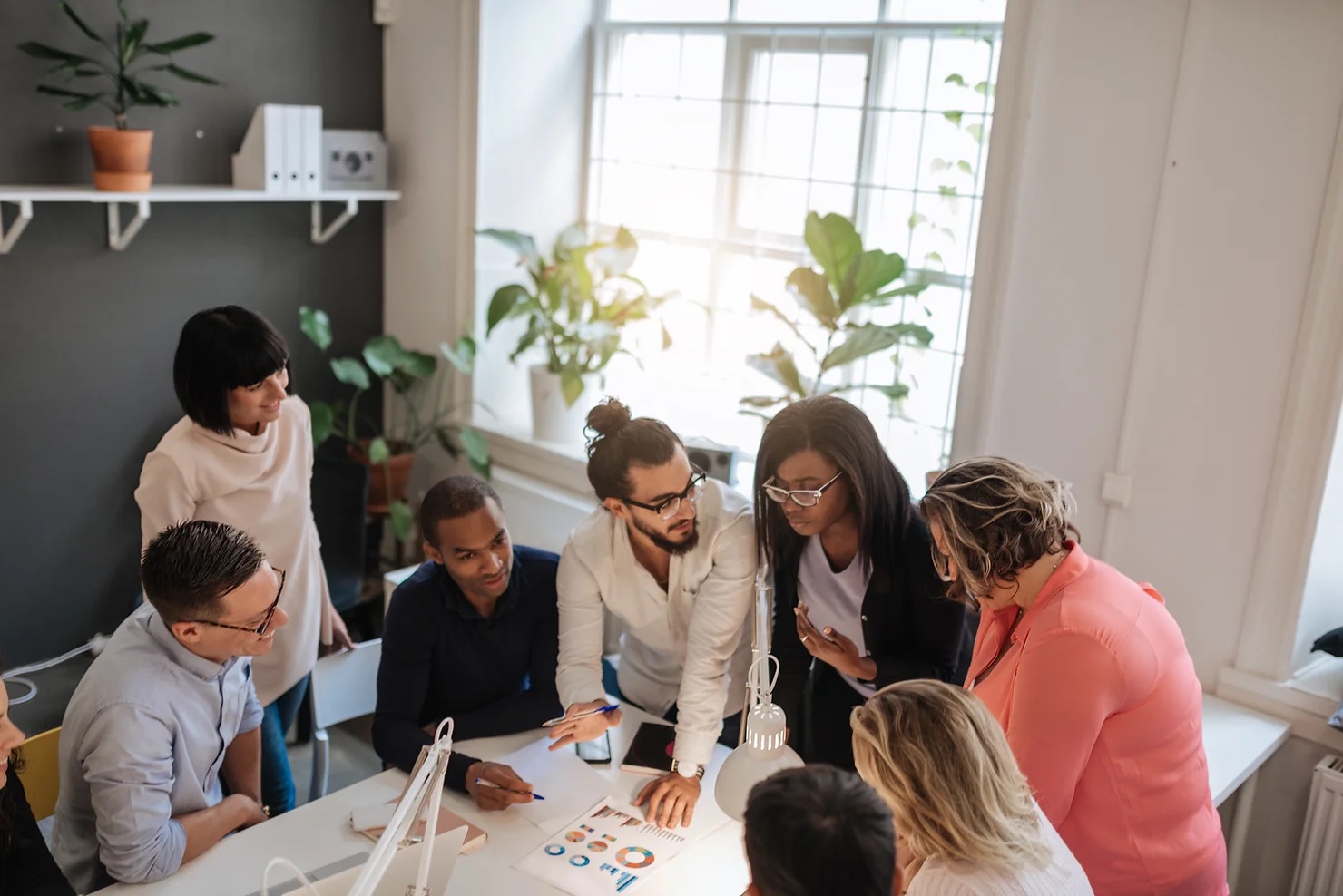 CRO research team in a meeting