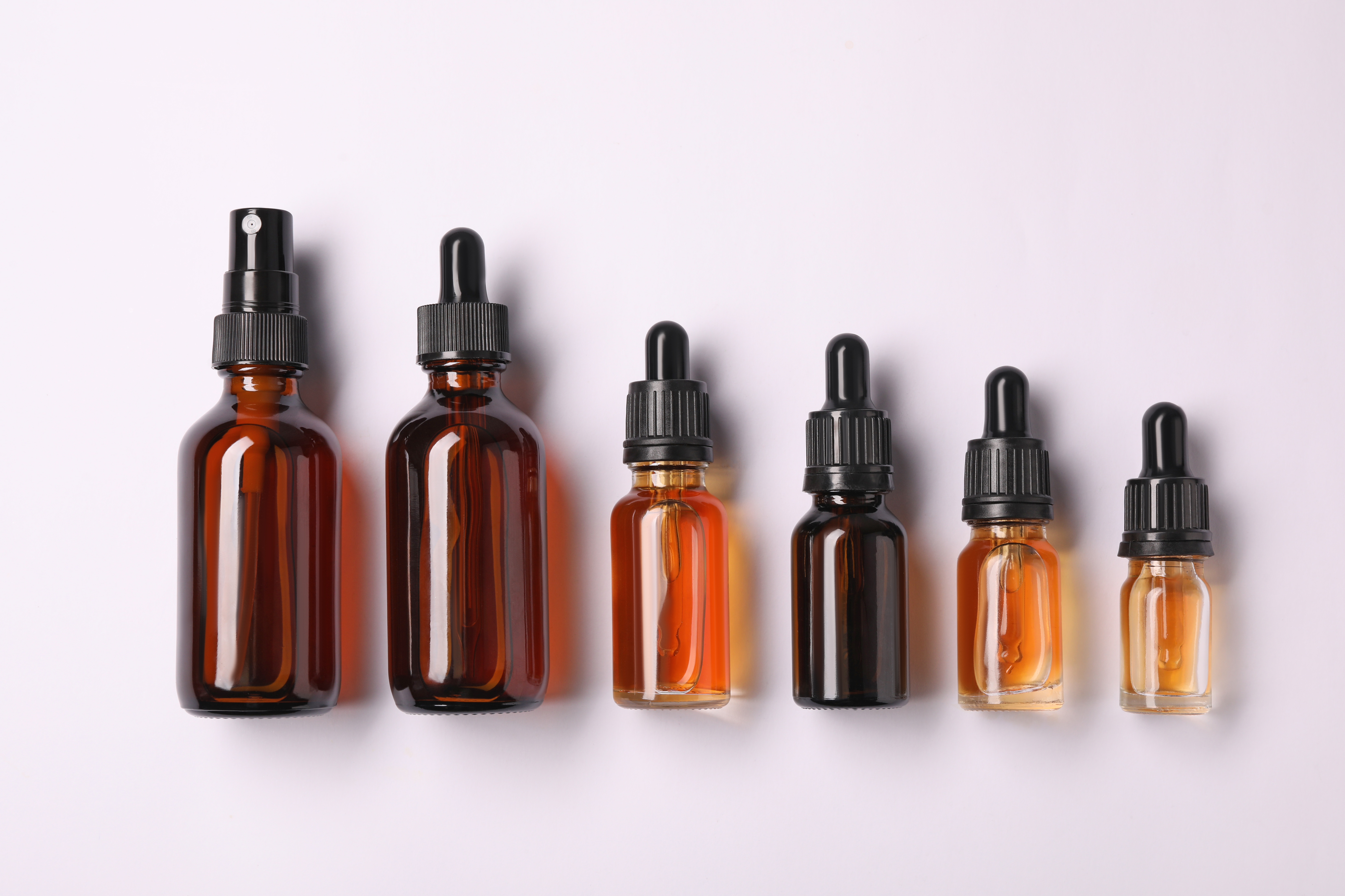 CBD bottles different sizes
