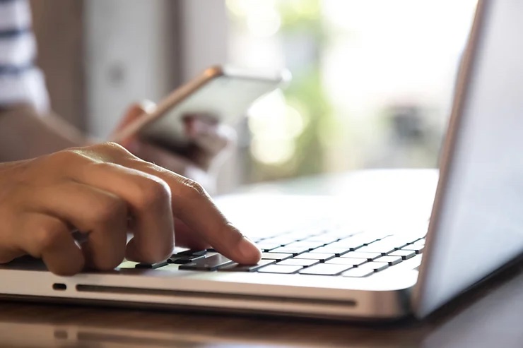 person enrolling in a decentralized clinical trial
