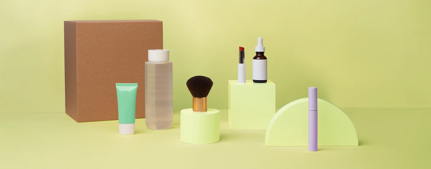 cosmetic product on table